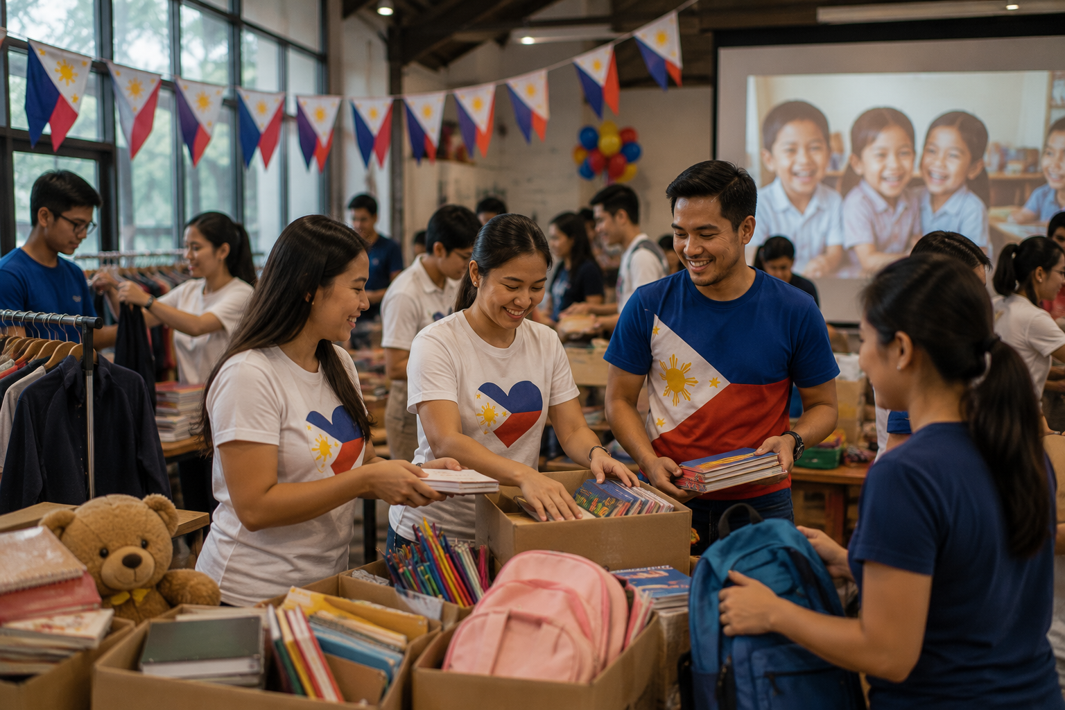 Filipino Communities Organize Charity Events Supporting Education Projects in the Philippines